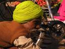 Great turban color!